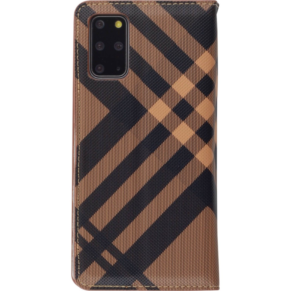 Hülle Samsung Galaxy S26 Ultra - Flip Lines - Braun