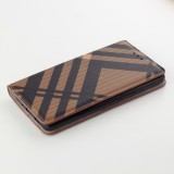 Hülle Samsung Galaxy S26 Ultra - Flip Lines - Braun