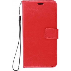 Hülle Samsung Galaxy A34 - Premium Flip Leder Tasche - Rot