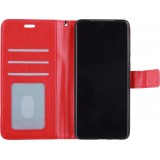 Hülle Samsung Galaxy A34 - Premium Flip Leder Tasche - Rot