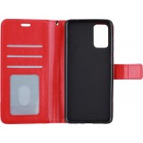 Hülle Samsung Galaxy A34 - Premium Flip Leder Tasche - Rot