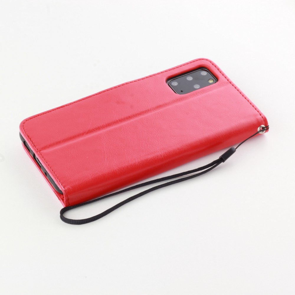 Hülle Samsung Galaxy A34 - Premium Flip Leder Tasche - Rot