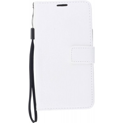 Hülle Samsung Galaxy S23 Ultra - Premium Flip Leder Tasche - Weiss