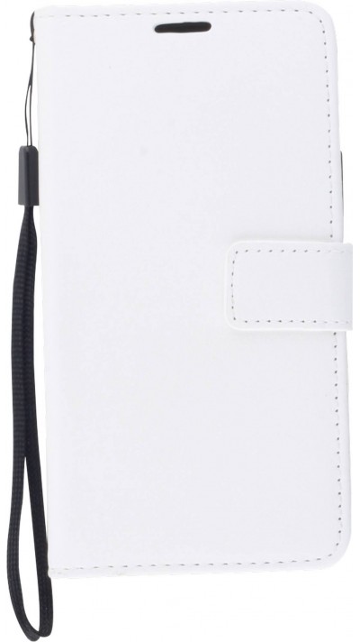 Hülle Samsung Galaxy A33 5G - Premium Flip Leder Tasche - Weiss