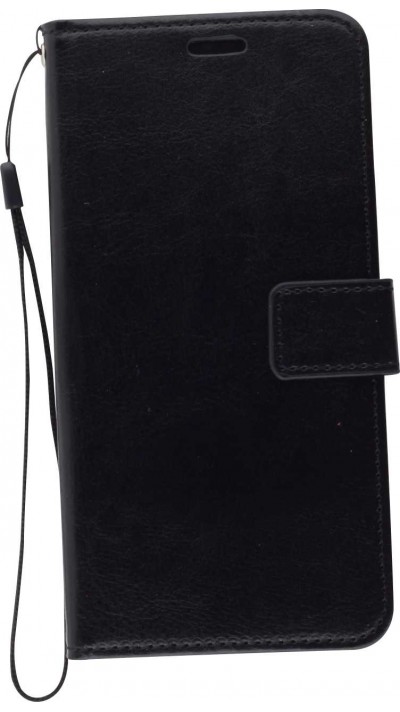 Hülle Samsung Galaxy S24 Ultra - Premium Flip Leder Tasche - Schwarz
