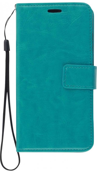 Hülle Samsung Galaxy S24 Ultra - Premium Flip Leder Tasche - Türkis