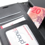 Fourre Samsung Galaxy S20 Ultra - Premium Flip cuir lisse porte-cartes - Noir