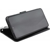 Fourre Samsung Galaxy S20 Ultra - Premium Flip cuir lisse porte-cartes - Noir