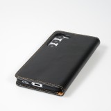 Samsung Galaxy S23+ Case Hülle - Flip Fierre Shann Echtleder - Schwarz