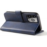 Galaxy S25 Case Hülle - Magnetischer Klapp-Lederhülle - Dunkelblau