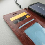 Hülle Samsung Galaxy S8 - Premium Flip Leder Tasche - Braun