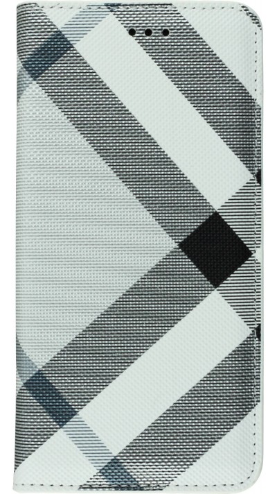 Fourre Samsung Galaxy S9 - Flip Lines - Blanc