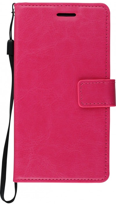 Fourre Samsung Galaxy S10e - Premium Flip cuir lisse porte-cartes - Rose