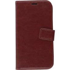 Hülle iPhone 11 - Premium Flip Leder Tasche - Braun