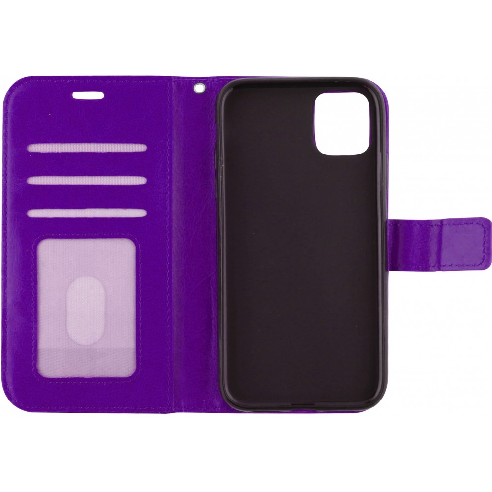 Hülle iPhone 11 - Premium Flip - Violett