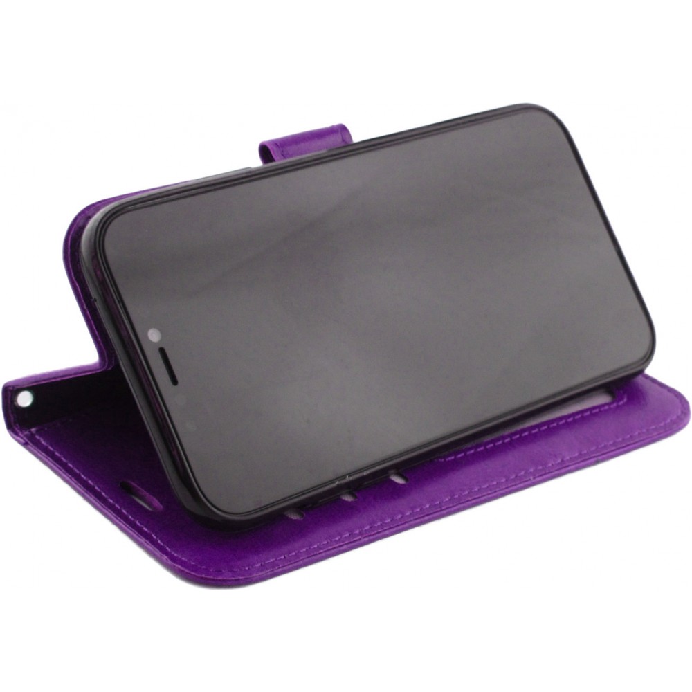 Hülle iPhone 11 - Premium Flip - Violett