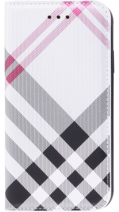 iPhone 13 Case Hülle - Flip Lines - Weiss