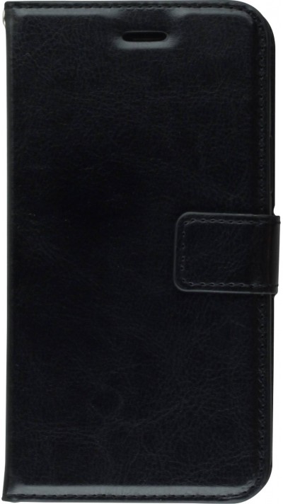 Hülle iPhone 11 Pro Max - Premium Flip Leder Tasche - Schwarz