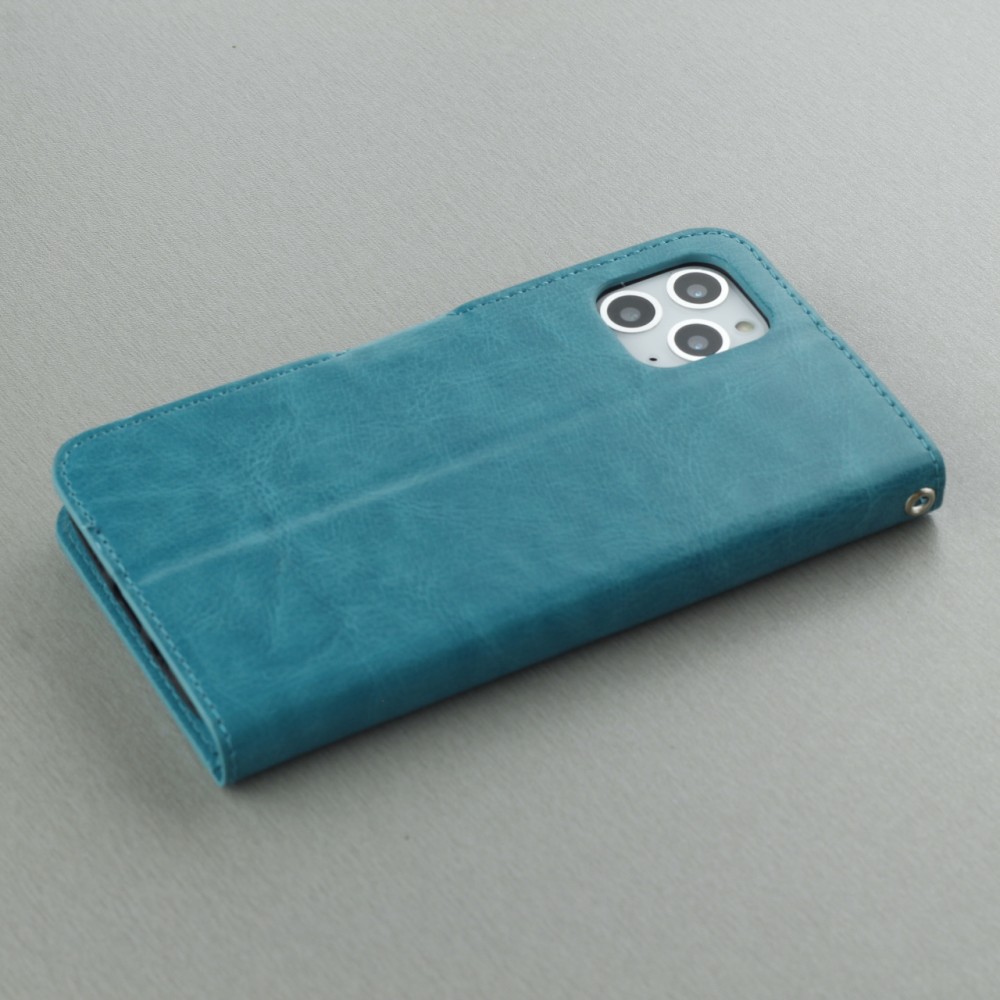 Hülle iPhone 11 Pro Max - Premium Flip - Türkis