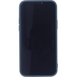 Hülle iPhone 12 / 12 Pro - Silikon Mat Rau blau