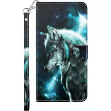 Hülle iPhone 16e - 3D Flip Wolf Universe