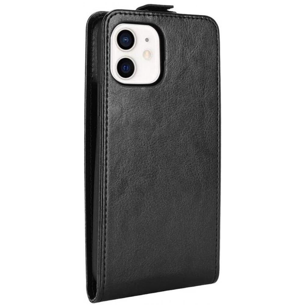 Hülle iPhone 11 - Vertikal Flip - Schwarz