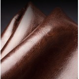 iPhone 15 Pro Max Case Hülle - Qialino Flip Classic Wallet Echtleder - Braun