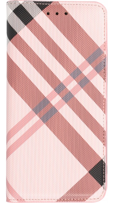 iPhone 13 Pro Max Case Hülle - Flip Lines - Rosa