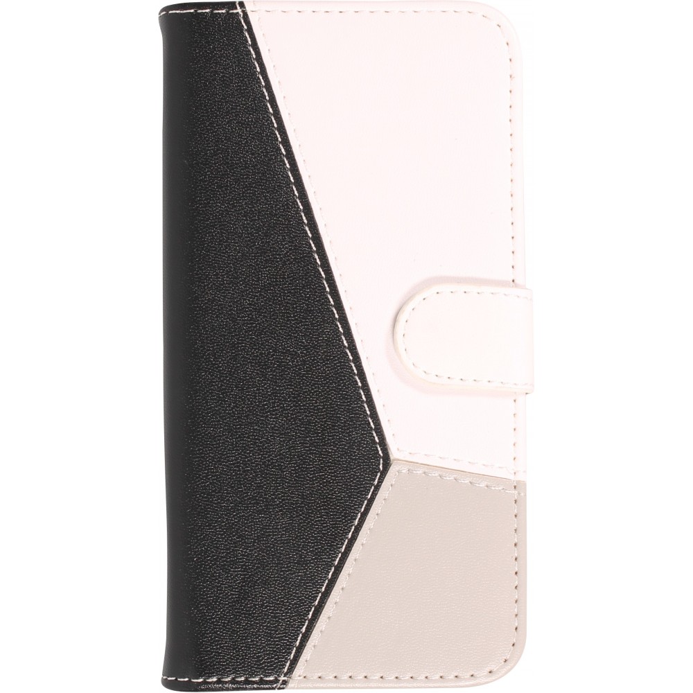iPhone 14 Pro Max Case Hülle - Flip Geometrisch - Schwarz & weiss