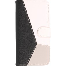 iPhone 14 Pro Max Case Hülle - Flip Geometrisch - Schwarz & weiss
