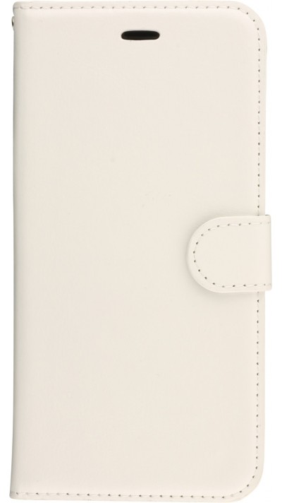 Hülle Samsung Galaxy S8 - Premium Flip Leder Tasche - Weiss