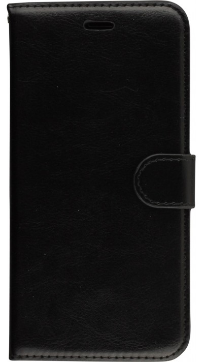 Hülle Huawei P30 Pro - Premium Flip Leder Tasche - Schwarz