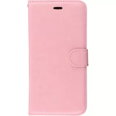 Hülle iPhone XR - Premium Flip Leder Tasche - Hellrosa