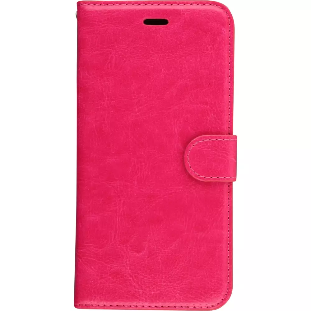 Hülle iPhone X / Xs - Premium Flip - Dunkelrosa