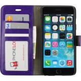 Hülle iPhone 6/6s - Premium Flip - Violett