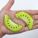 Wiederverwendbare Kiwi-K&uuml;hlgele f&uuml;r Augen und Gesicht - K&auml;ltebehandlung (4 St&uuml;ck)