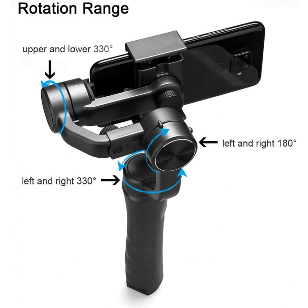 Gimbal Automatischer 3-Achsen-Stabilisator für Smartphones
