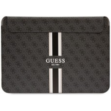 Guess Logo Stripes Housse pour Laptop et MacBook 16" - Noir