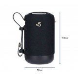 Bosnda Tragbare kabellose Bluetooth Lautsprecher - IP65 Wasserdicht + 3D Surround Sound - Weiss