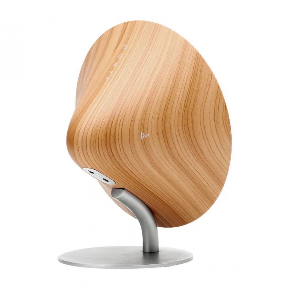 Stylischer Lautsprecher 5W - Kabellose Bluetooth Mini Speaker aus Holz - Braun