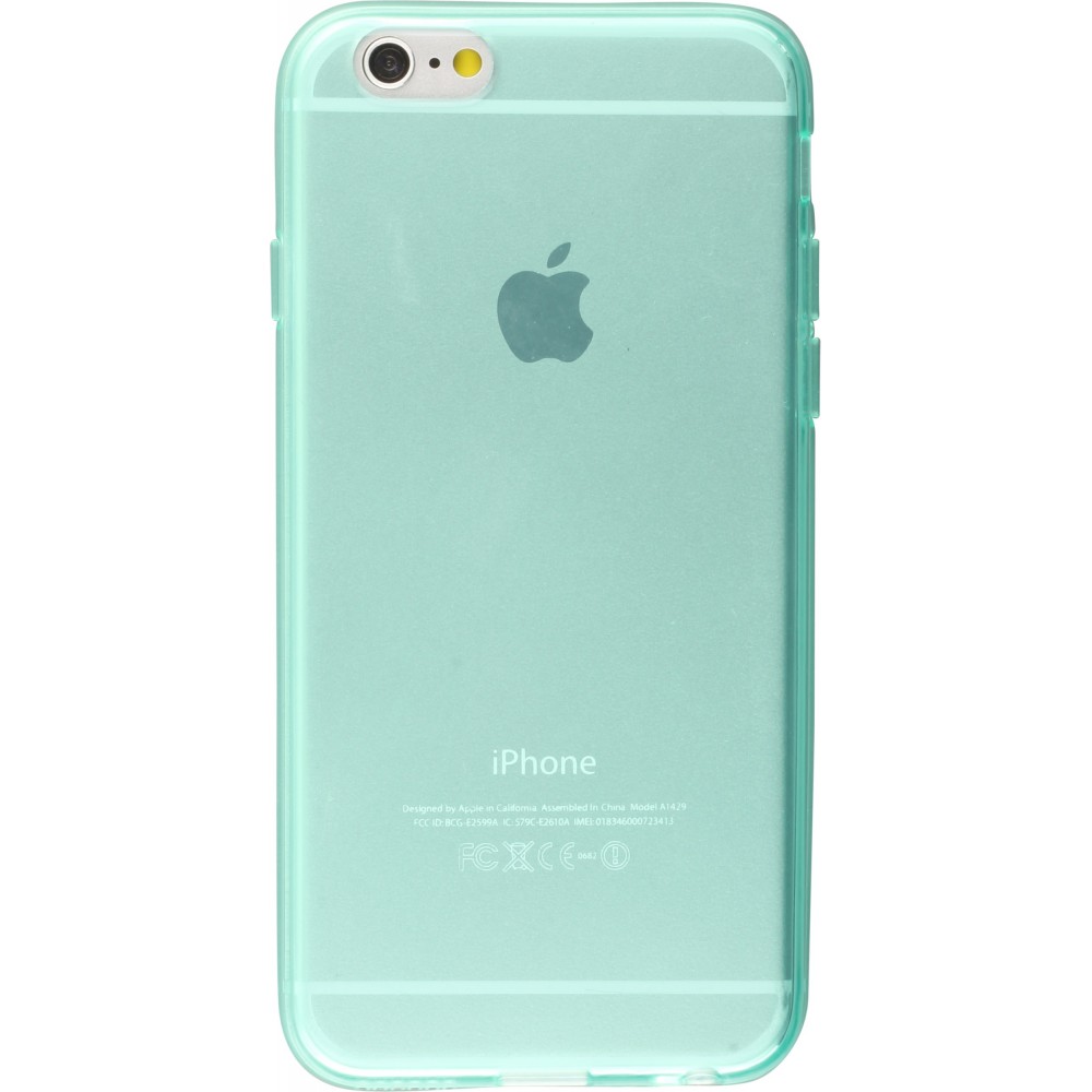 Hülle iPhone 7 / 8 / SE (2020, 2022) - Gel transparent - Mintgrün