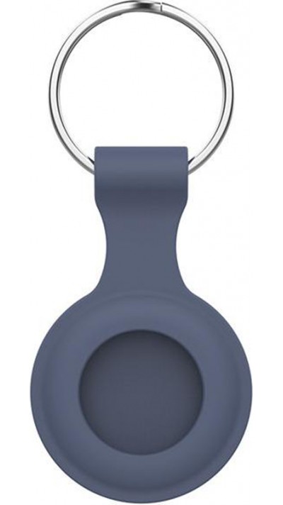 AirTag Schlüsselanhänger - Silikon - Blau grau