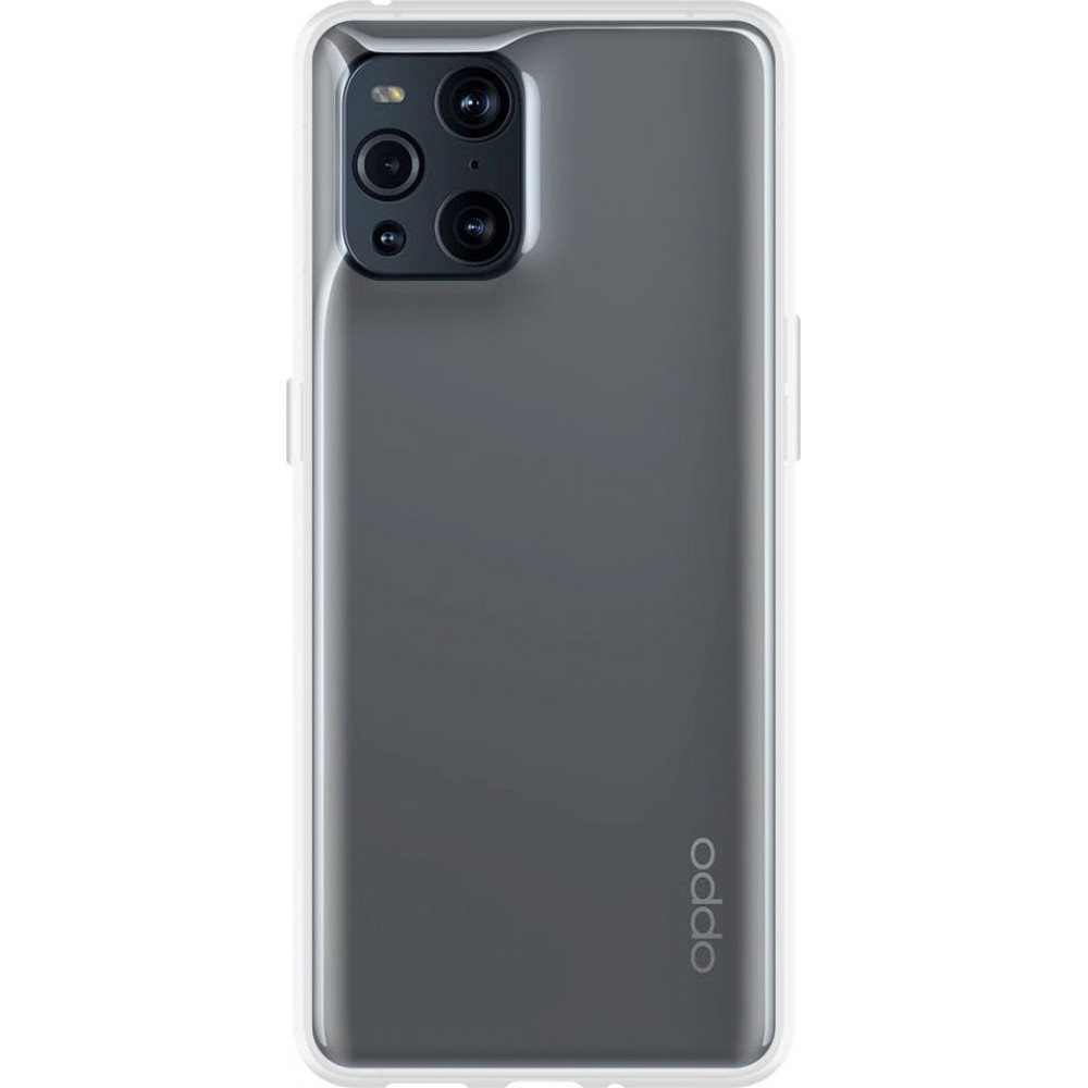 Hülle OPPO Find X3 Pro - Gummi Transparent Silikon Gel Simple Super Clear flexibel