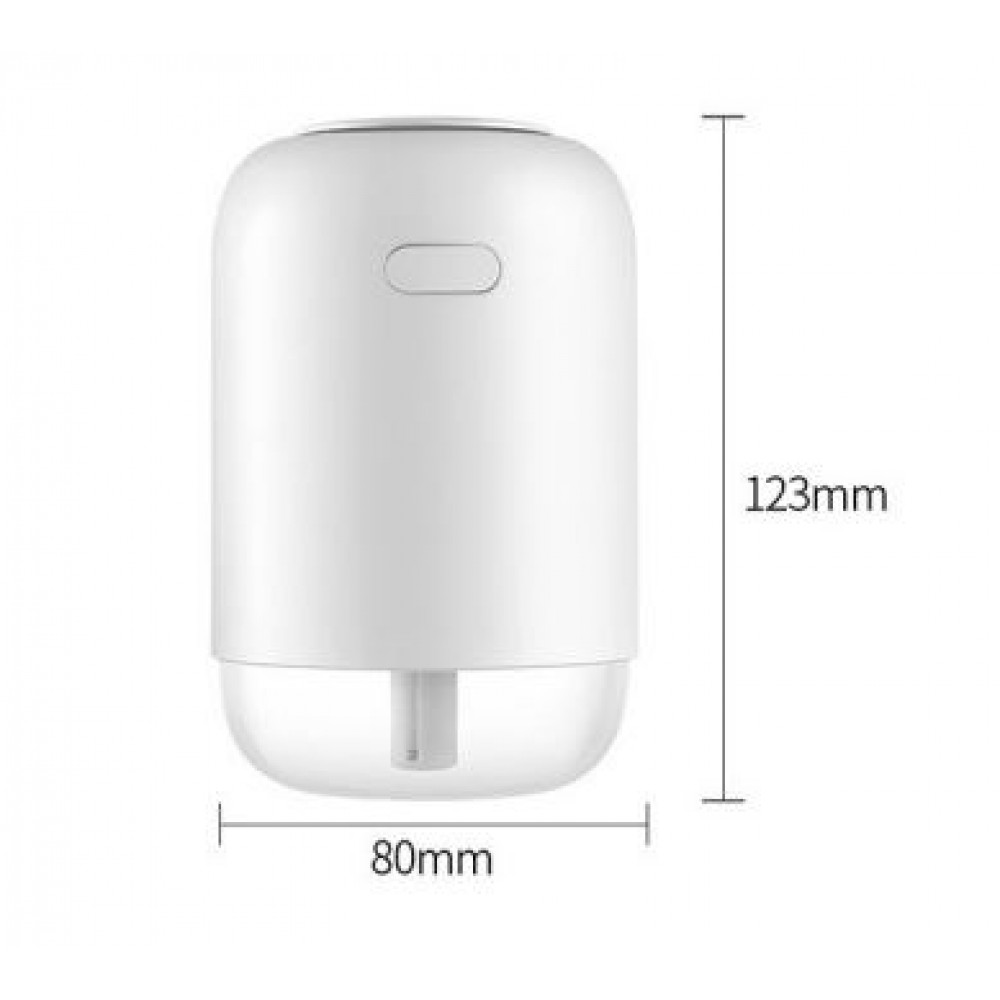 Humidificateur portable H03 avec lumière d'ambiance LED - Blanc