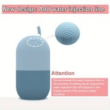 Ice Face Roller Gesichtsmassage Kryotherapie Silikon-Werkzeug Hautpflege und Massage - Violett