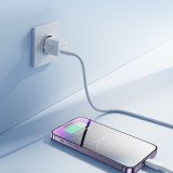 JOYROOM Mini USB-C Ladegerät 20W PowerDelivery fast charger + USB-C zu Lightning Ladekabel - Weiss