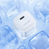 JOYROOM Mini USB-C Ladegerät 20W PowerDelivery fast charger + USB-C zu Lightning Ladekabel - Weiss