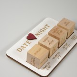 Holzwürfel Spiel für Date Night, amüsantes Päärchen Spiel Set für lustige, romantische und heisse Aktivitäten