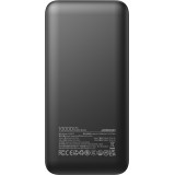 Joyroom 3 in 1 Powerbank mit 10000mAh Kapazit&auml;t clean Design 2x USB-A 2.4 & 1x USB-C (In+Out) - Schwarz