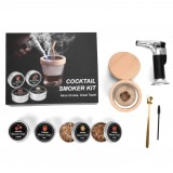 Cocktail Smoker Kit mit Heater sowie premium Wood 4 Holzsorten für smoking Whiskey & Bourbon
